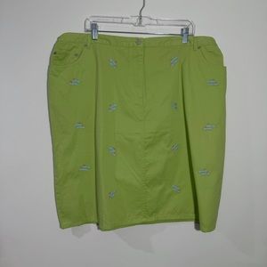 NWT Statement Island Sandal Print Skirt‎ Size 22W